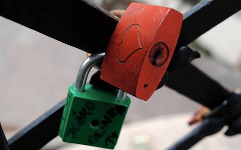 love padlocks