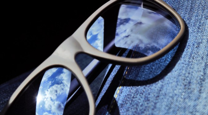 sunglasses, light and reflection