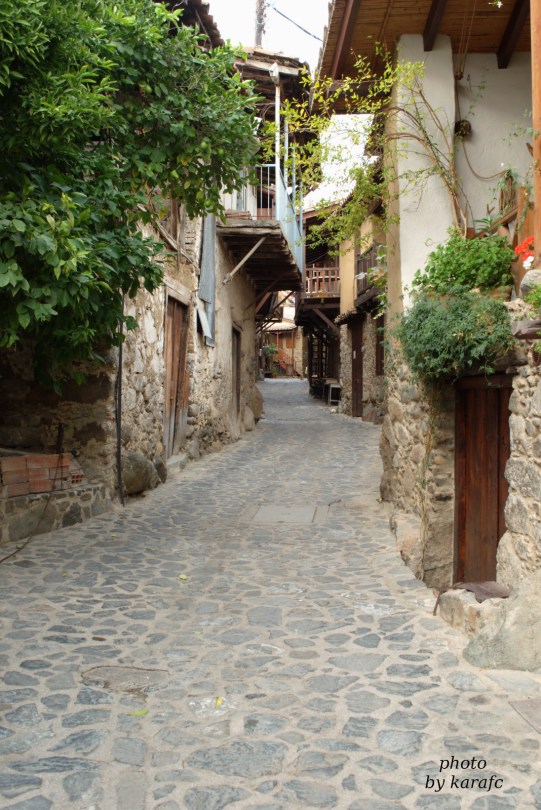 Alley in Kakopetria village, Cyprus