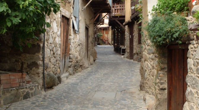 Alley in Kakopetria village, Cyprus